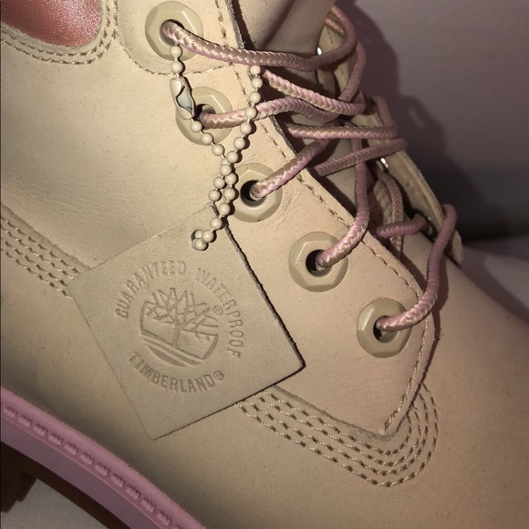Timberlands beige/pink - Picture 3 of 4